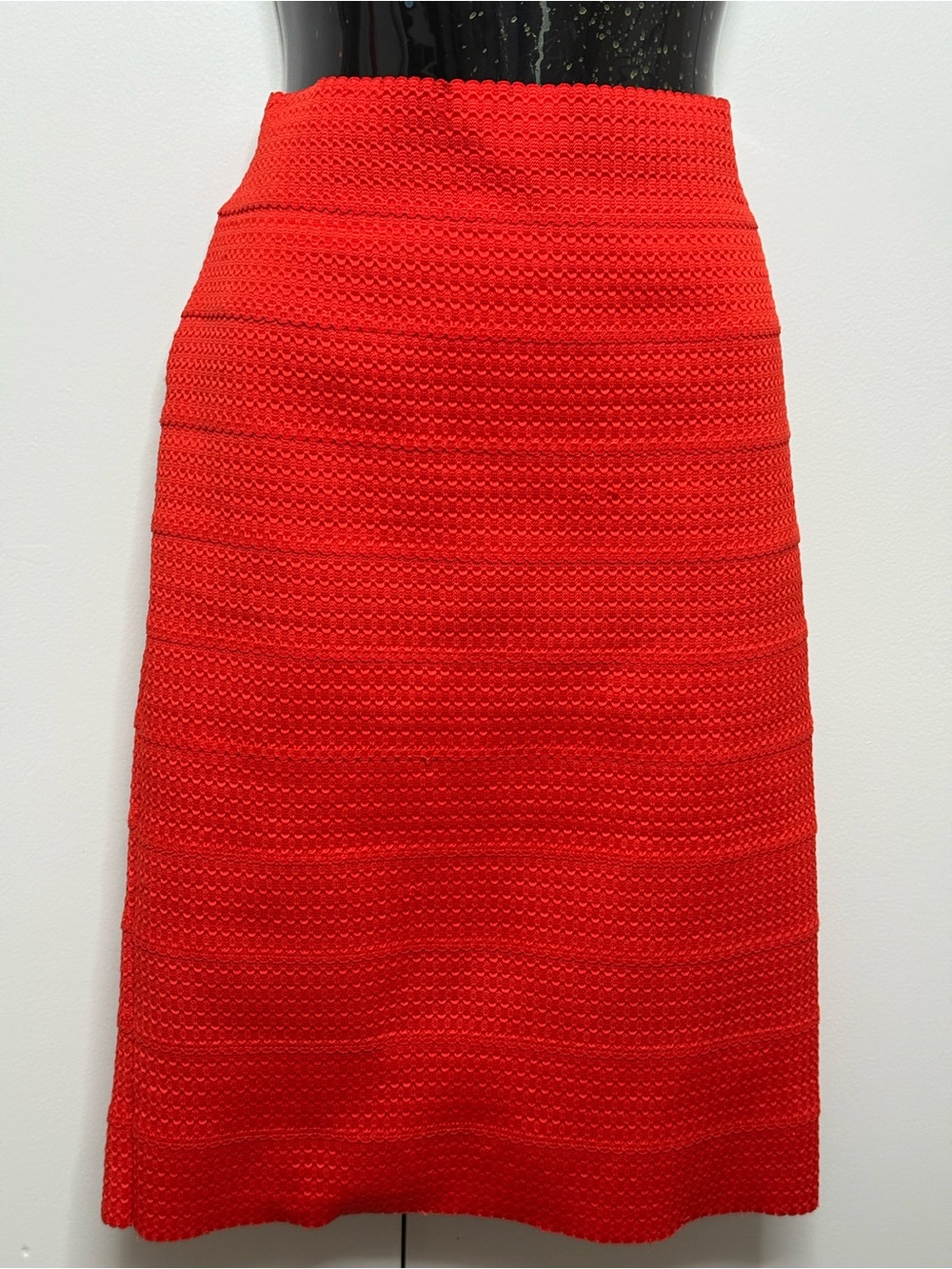 7TH Avenue Women's Red Textured Pencil Skirt Size S - NWOT